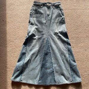 Express Blue Denim Skirt